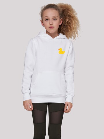 F4NT4STIC Sweatshirt 'Yellow Rubber' in Wit: voorkant