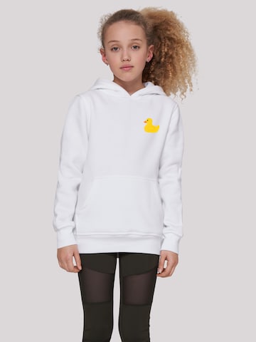 Sweat 'Yellow Rubber' F4NT4STIC en blanc : devant