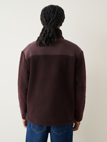 Next Флисовая куртка в Коричневый