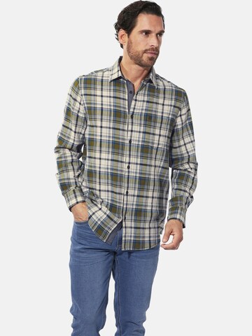 BABISTA Regular fit Button Up Shirt 'Jalor' in Green