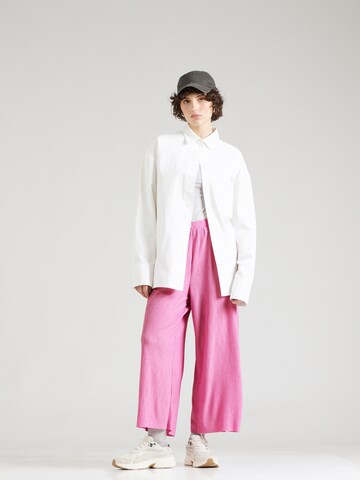 Wide Leg Pantalon s.Oliver en rose
