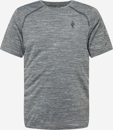 T-Shirt fonctionnel SKECHERS en gris : devant