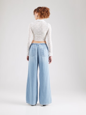 7 for all mankind Wide leg Jeans 'Hana' in Blue