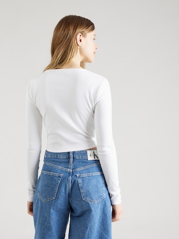 Calvin Klein Jeans - Cárdigan en blanco