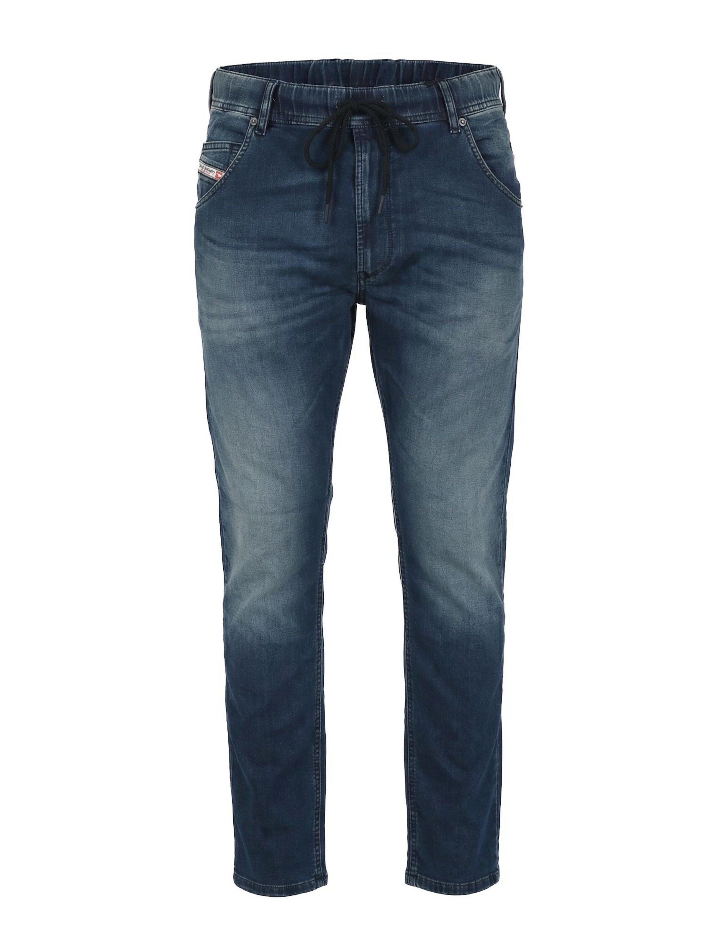 DIESEL - Tapered Calças de ganga '2030 D-KROOLEY JOGGJEANS Superstretch & Supersoft' em azul: frente