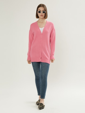 Cardigan Influencer en rose