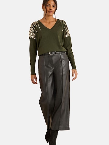 love & roses - Jersey en verde: frente