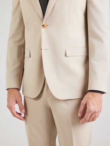 HUGO Slimfit Puku 'Arti-Hesten253X' värissä beige