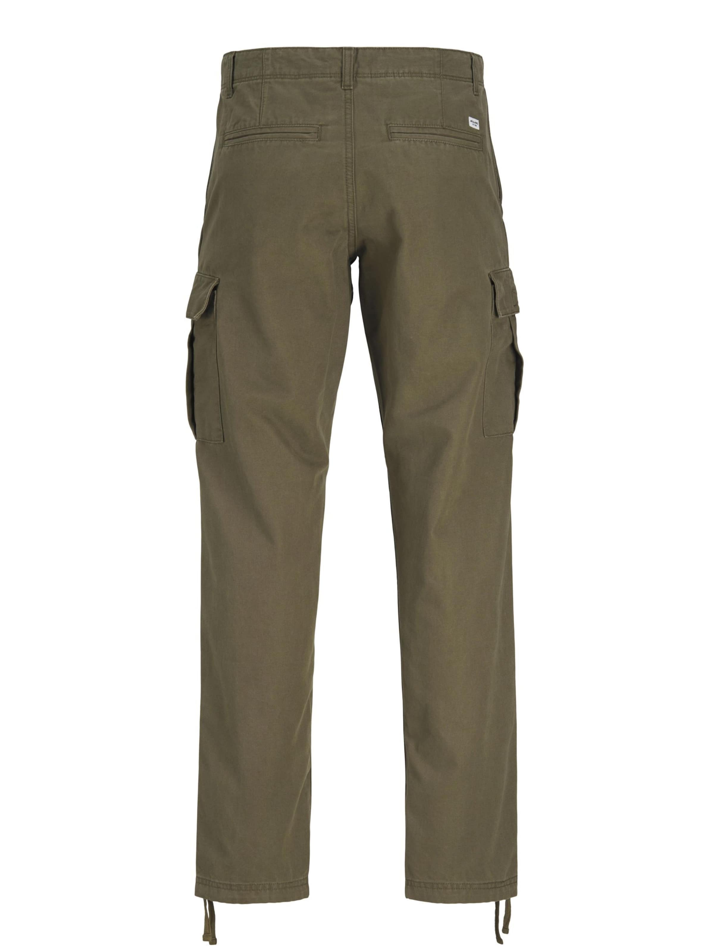 Loosefit Pantalon cargo 'JPSTKane JJBarkley' JACK & JONES en vert