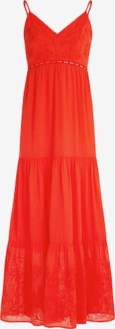 Morgan Βραδινό φόρεμα σε πορτοκαλί: μπροστά