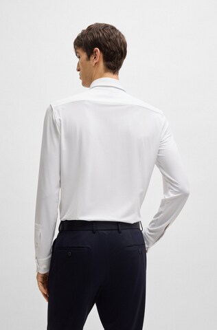 BOSS Regular Fit Businesshemd 'HANK' in Weiß
