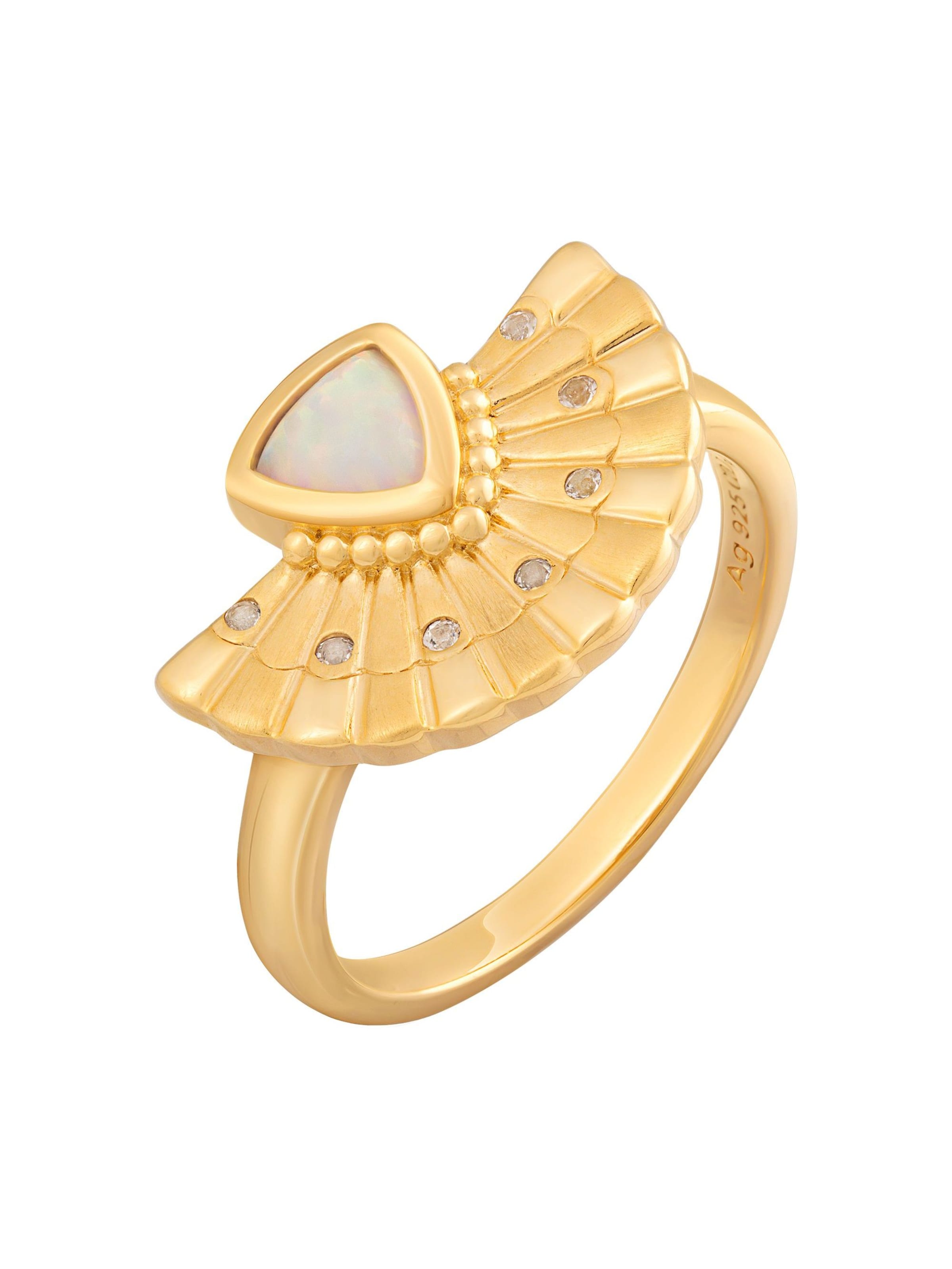 caï Ring in Yellow: front