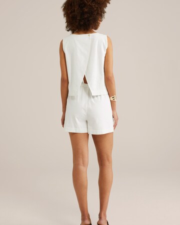Tuta jumpsuit di WE Fashion in bianco