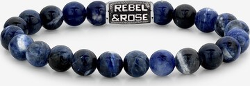 Rebel & Rose Bracelet in Blue: front