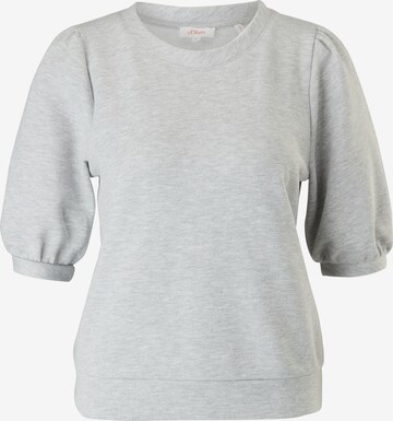 s.Oliver Sweatshirt in Grijs: voorkant