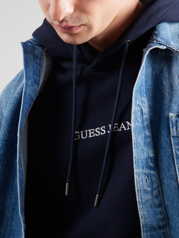 GUESS JEANS Свитшот в Синий