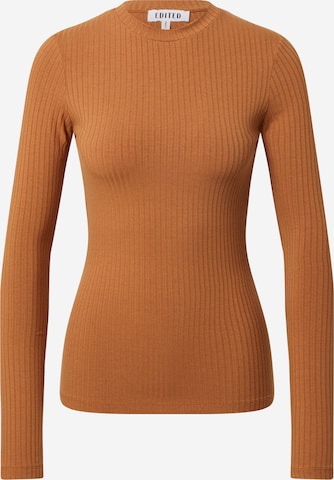 EDITED Shirt 'Ginger' in Brown: front