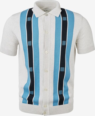 Ben Sherman Shirt 'Button Through Mod Polo' in Beige: front