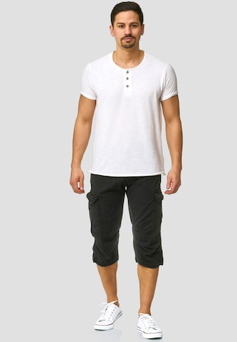 INDICODE JEANS Regular Cargo Pants 'Nicolas' in Black