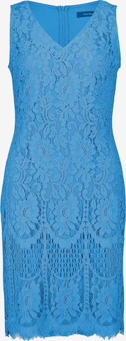 Robe de cocktail Vera Mont en bleu : devant