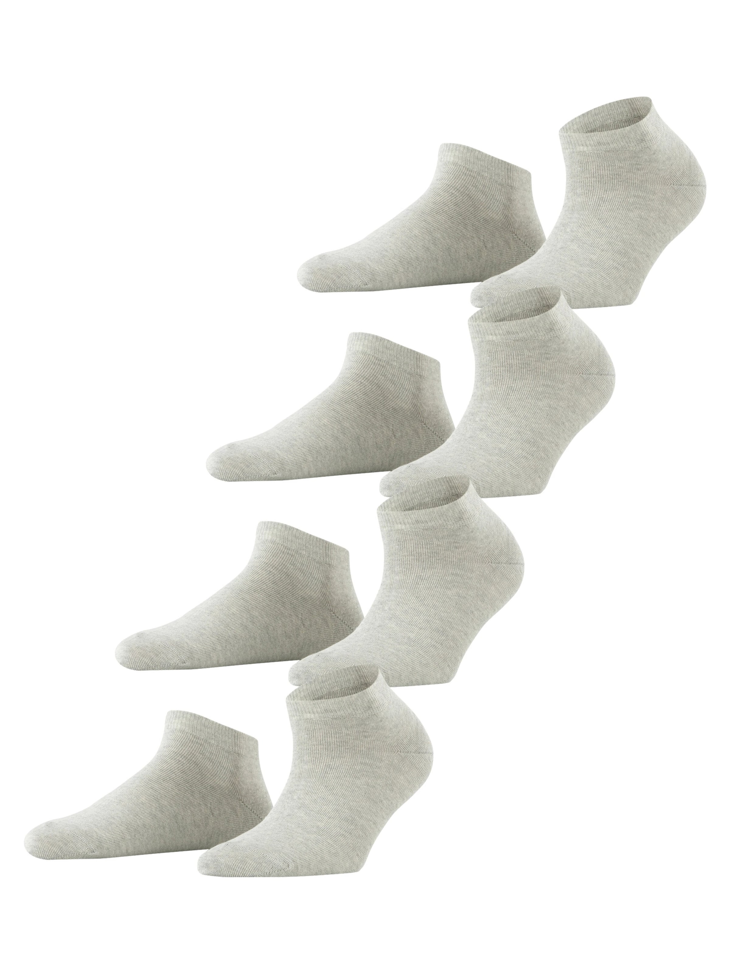 ESPRIT Socken 'Solid 4-Pack'‌‌‌‌ in Grau: Vorderseite