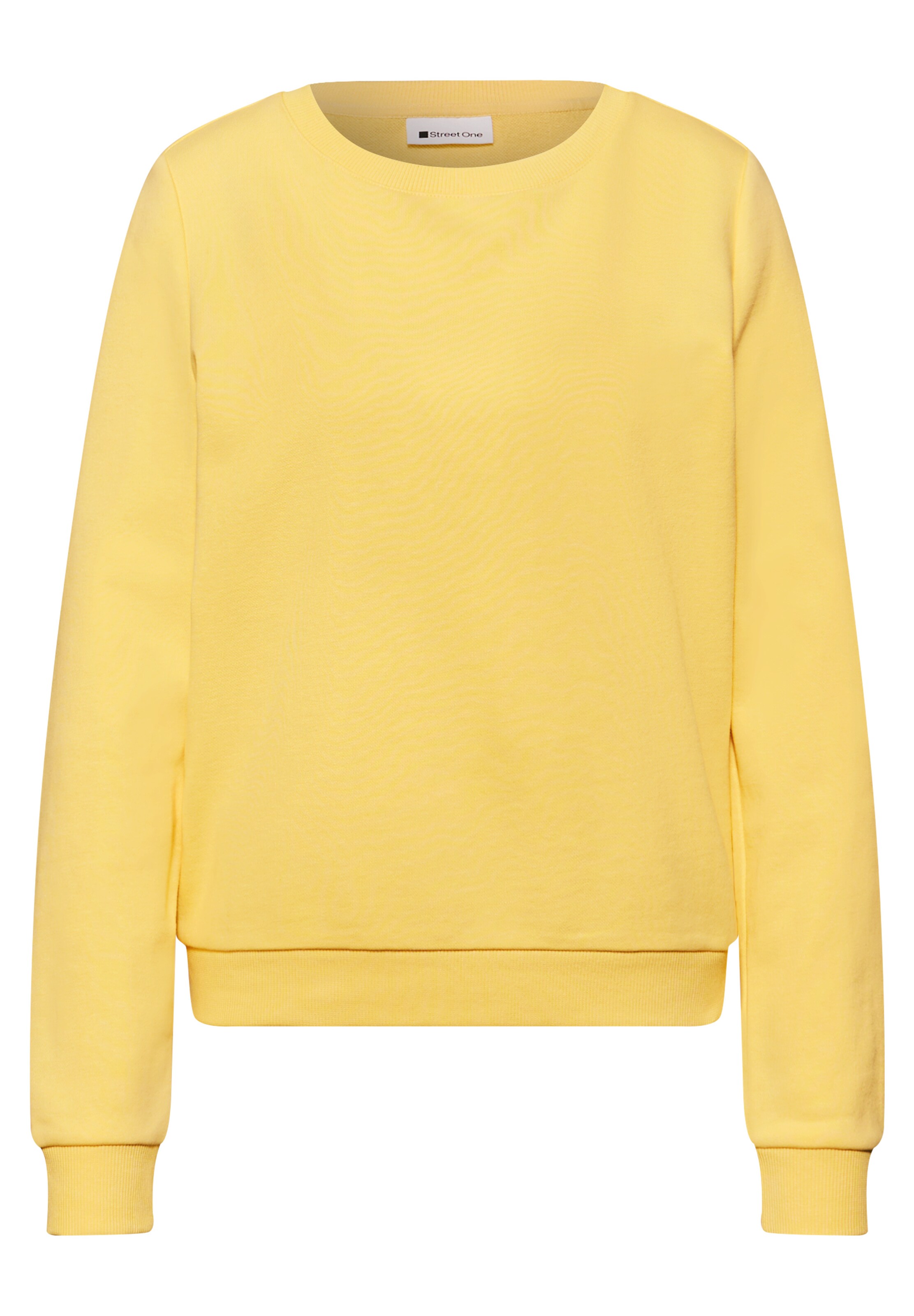 STREET ONE Sweatshirt in Yellow: front