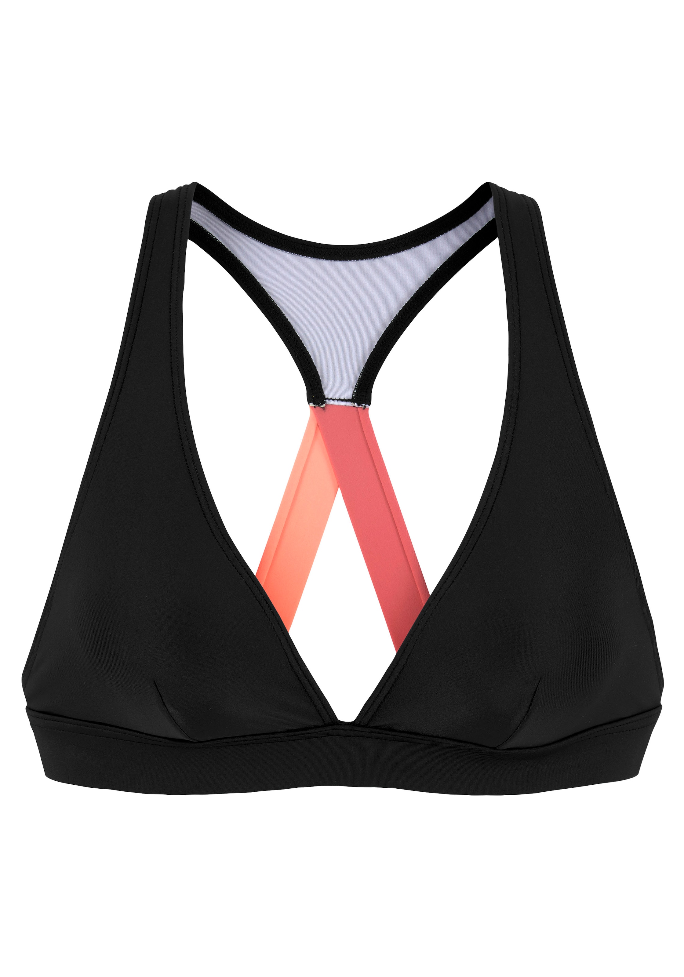 Sutien de costum de baie sport de la LASCANA ACTIVE pe negru: față