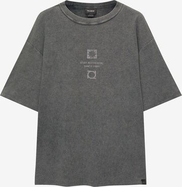 Pull&Bear Shirt in Grey: front