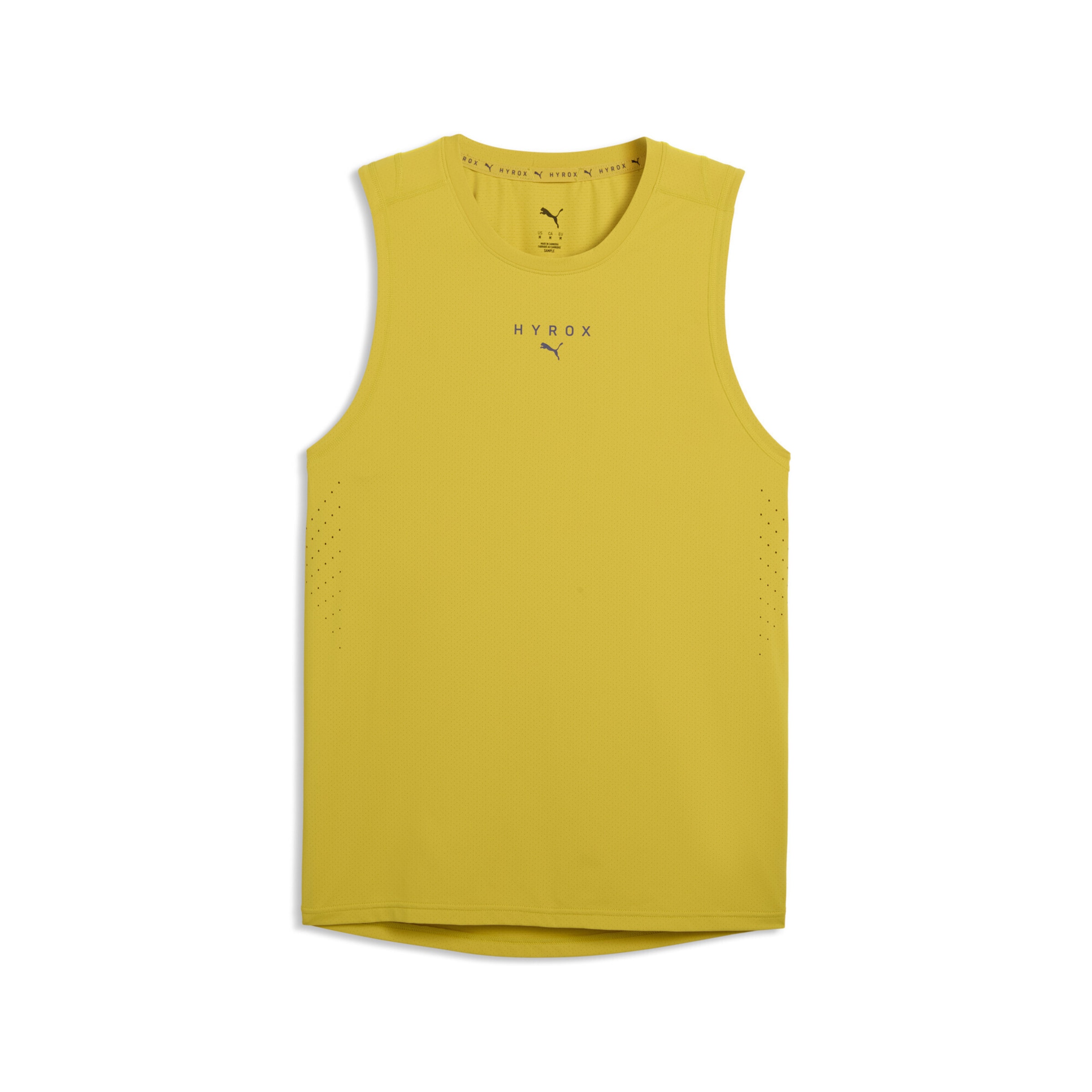 PUMA Performance shirt in Yellow: front