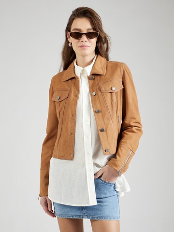 FREAKY NATION Jacke in Braun: Vorderseite