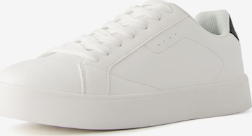 Bershka Sneakers low i hvit: forside