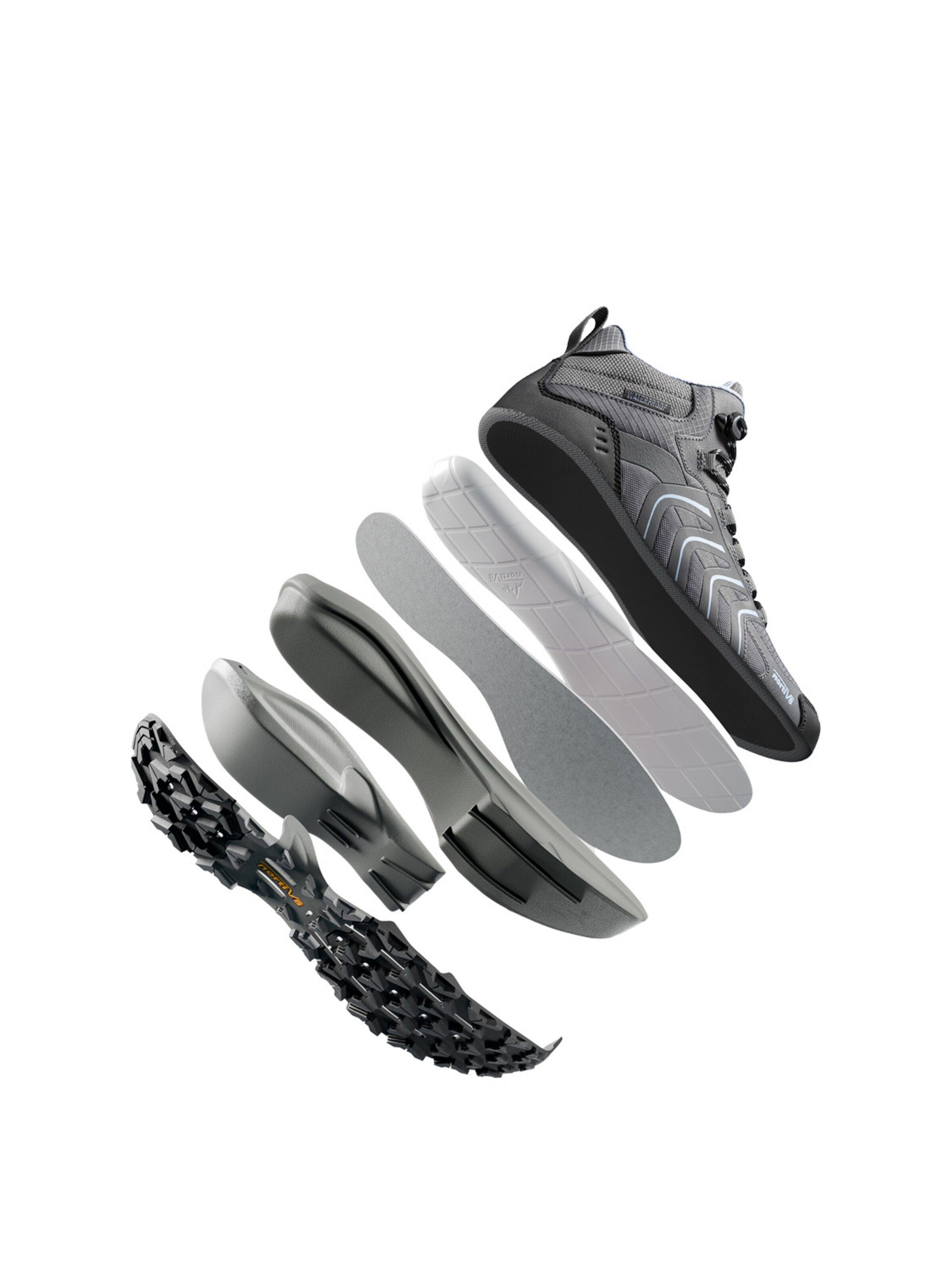 Boots di NORTIV 8 in grigio