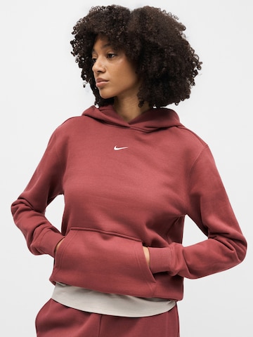 Tapered Pantaloni 'Studio Fleece' di Nike Sportswear in rosso