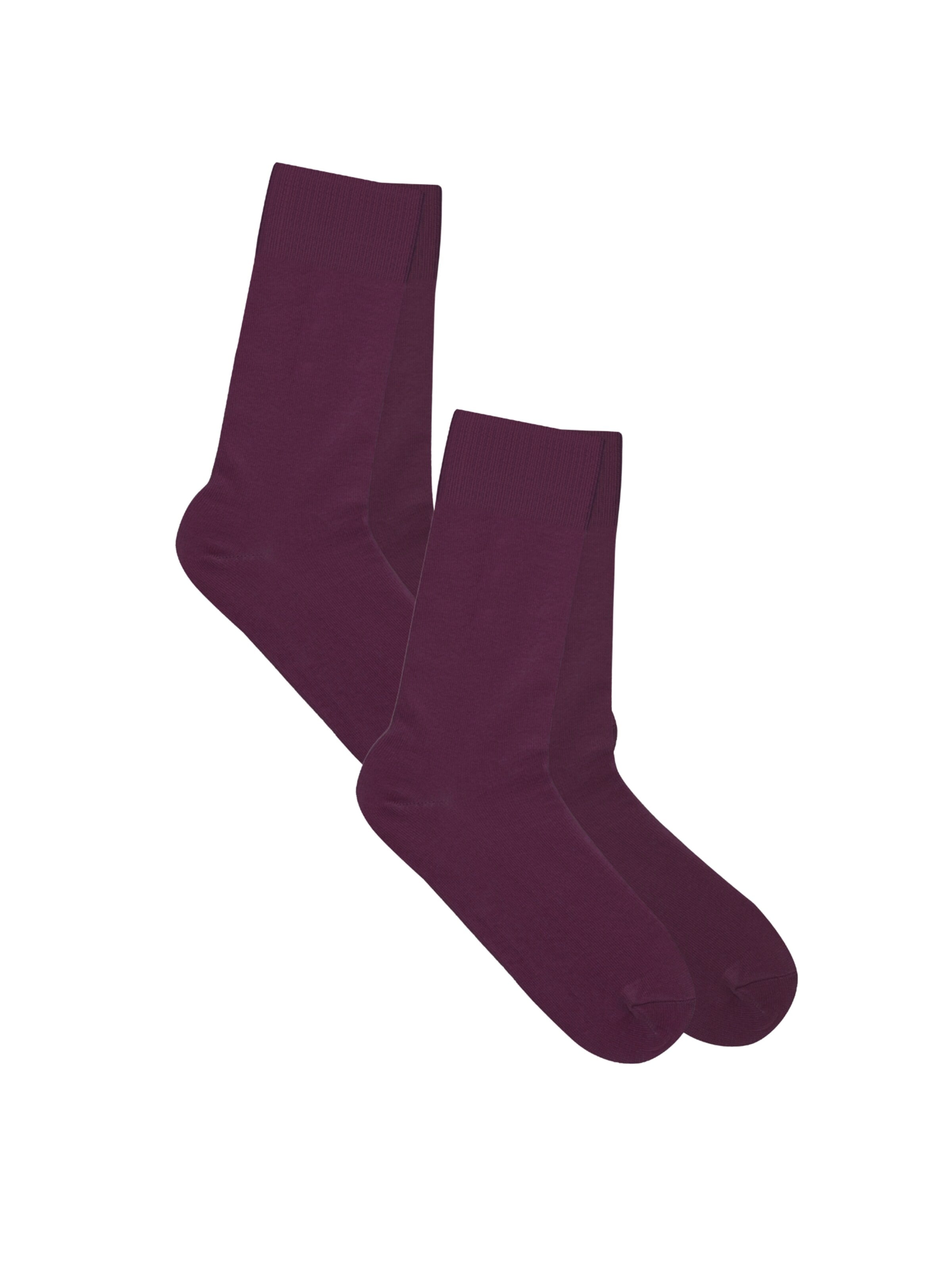 Albero Natur Socks 'Bio-Baumwoll-Socken mit längerem Bündchen - 2er Pack' in Pink: front