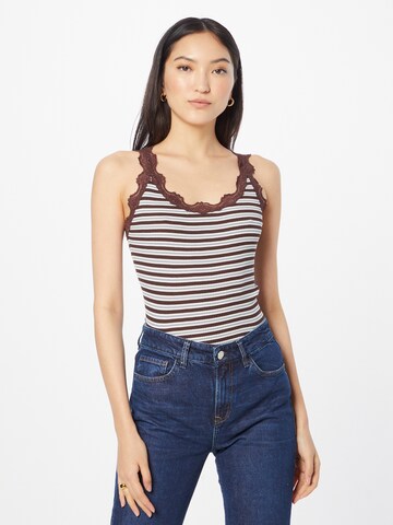 rosemunde Top in Brown: front