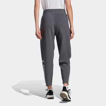 ADIDAS PERFORMANCE Loose fit Workout Pants 'Train Essentials -Fit ' in Grey