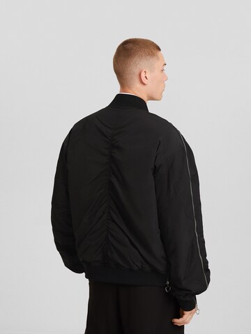 Bershka Between-season jacket in Black