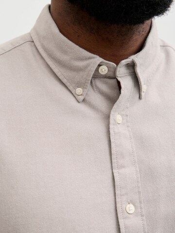 JACK & JONES Regular Fit Skjorte 'JPRBLUBARKLEY' i grå