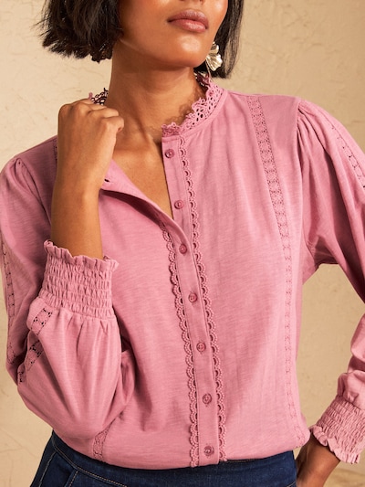 love & roses Bluse in S in pink, Produktansicht