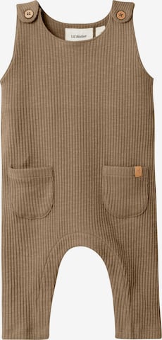 NAME IT Dungarees in Brown: front