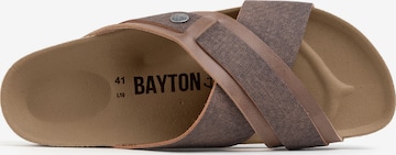 Bayton - Sapato aberto 'Gianni' em castanho