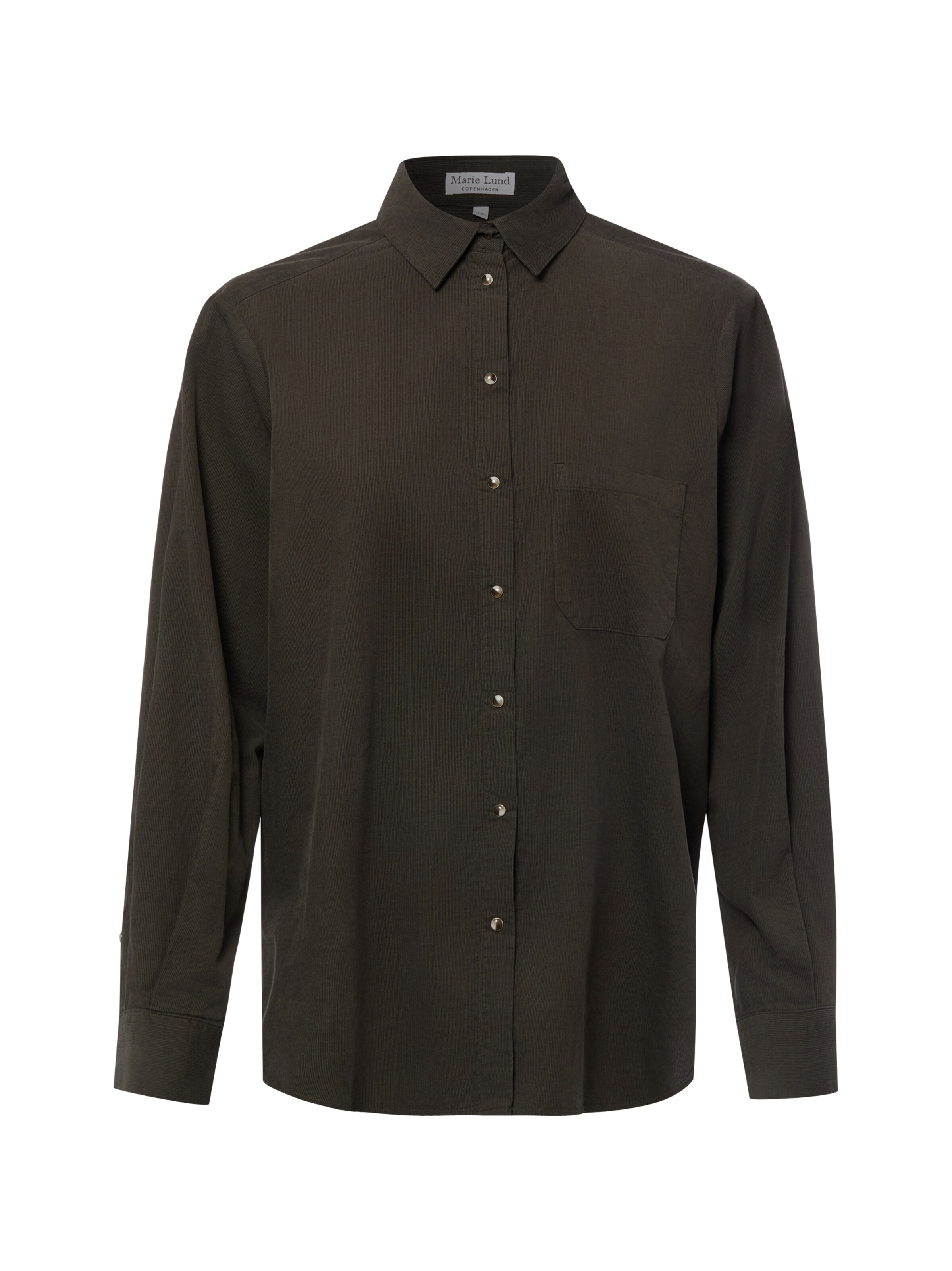 Marie Lund Blouse in Bruin: voorkant
