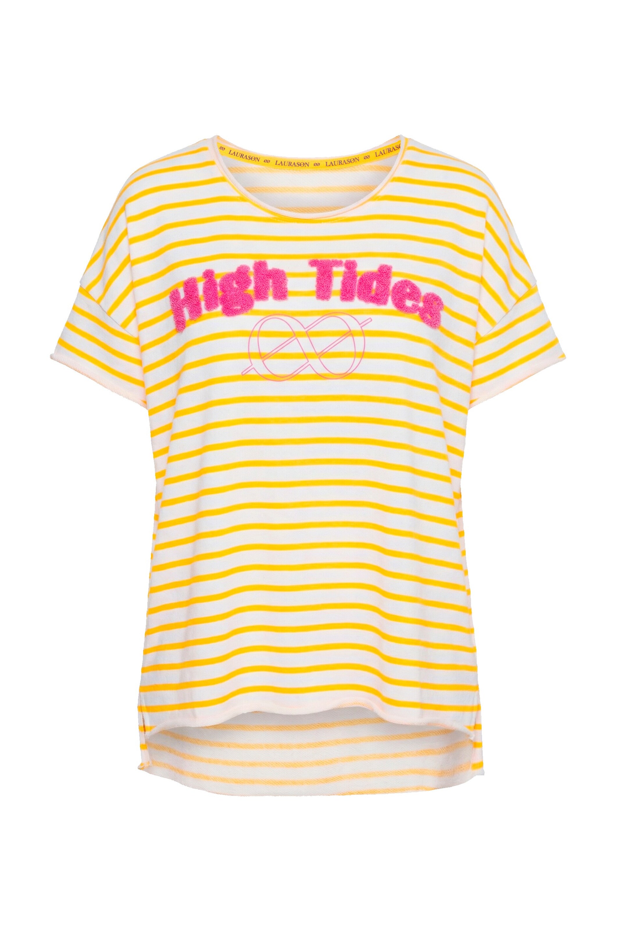 LAURASØN Shirt in Geel: voorkant