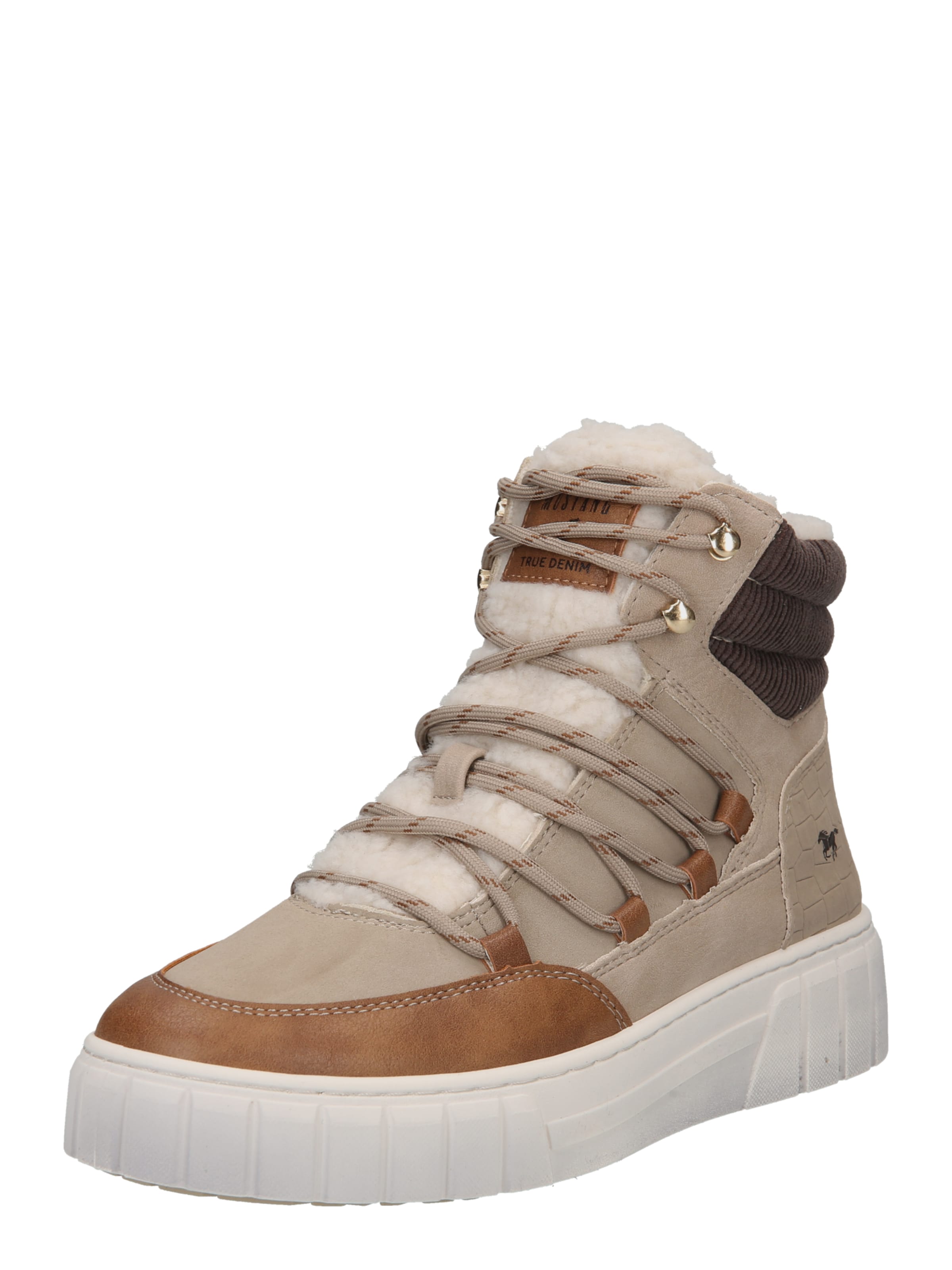 Sneaker alta di MUSTANG in grigio: frontale