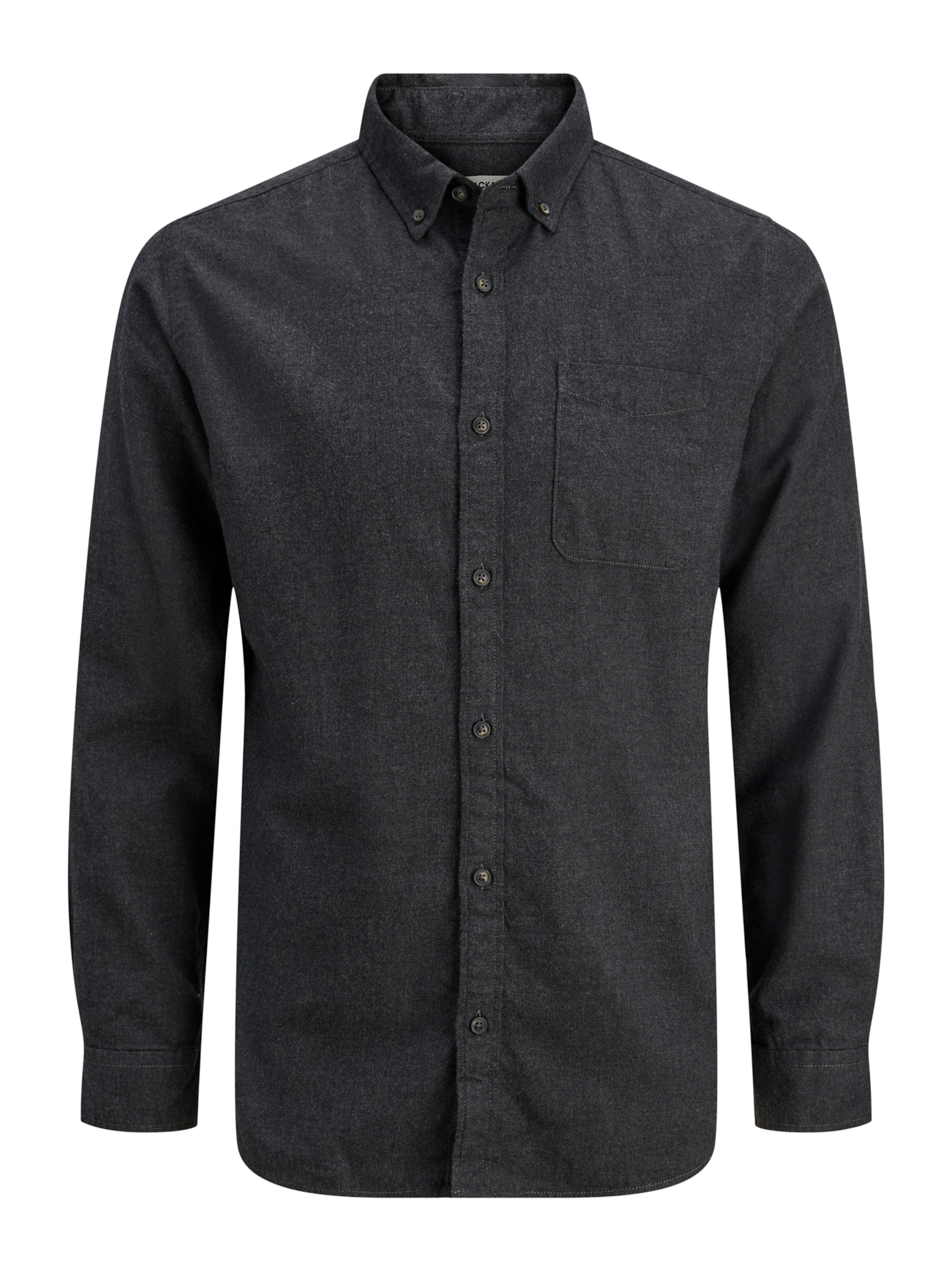 JACK & JONES - Regular Fit Camisa 'JWHCLASSIC' em cinzento: frente