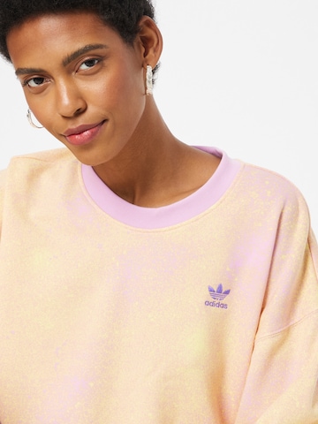 ADIDAS ORIGINALS Sweatshirt 'Allover Print' in Yellow