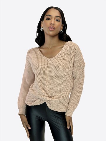 Elara Pullover in Pink: Vorderseite