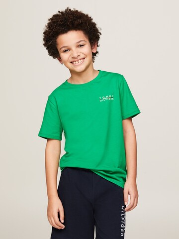 T-Shirt Tommy Hilfiger Underwear en vert : devant