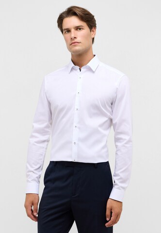 ETERNA Slim fit Business shirt in White: front