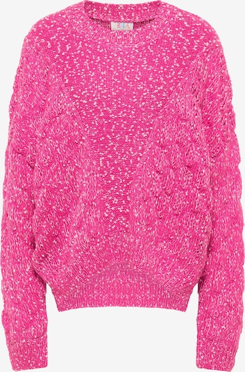 Pullover extra large IZIA di colore rosa / bianco, Visualizzazione prodotti